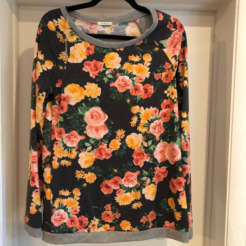 Floral long sleeve from boutique